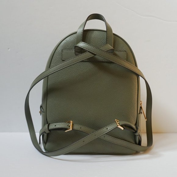 Michael Kors Adina Medium Leather Backpack Army Green main image 8